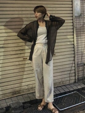 mihoさん（レディース・170cm）の夏コーディネート