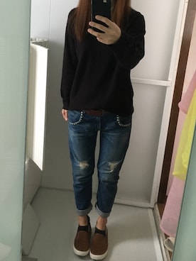 「TODAYFUL（トゥデイフル）のアイテム（PC・スマホグッズ/家電）」を使った、Sさん（レディース・165cm）の冬コーディネート