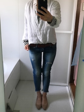 「TODAYFUL（トゥデイフル）のアイテム（PC・スマホグッズ/家電）」を使った、Sさん（レディース・165cm）の春コーディネート