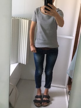 「TODAYFUL（トゥデイフル）のアイテム（PC・スマホグッズ/家電）」を使った、Sさん（レディース・165cm）の夏コーディネート