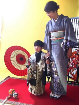 「息子」｜「アイテム（その他）」を使った、retronさん（キッズ・90cm）の秋コーディネート