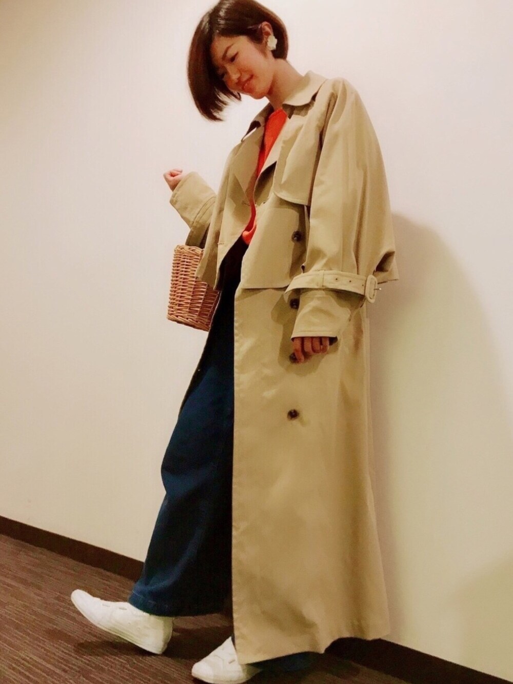 Asako｜UNITED TOKYOのトレンチコートを使ったコーディネート - WEAR
