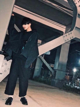 あた まめさん（メンズ・172cm）の冬コーディネート