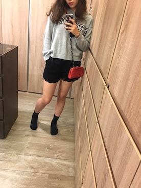 「LANVIN（ランバン）のアイテム（バッグ）」を使った、BBさん（レディース・166cm）の秋コーディネート