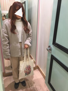 「sango（sango）のアイテム（その他アウター）」を使った、ノエルさん（レディース・156cm）の冬コーディネート