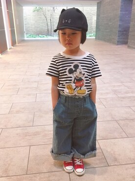 momoさん（キッズ・100cm）の春コーディネート