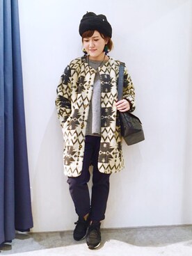 キョウコさん（レディース・160cm）の冬コーディネート