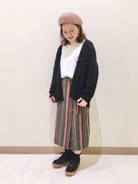 キョウコさん（レディース・160cm）の秋コーディネート