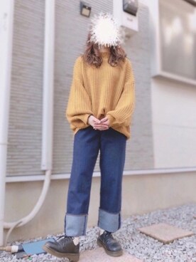 豆つぶさん（レディース・150cm）の冬コーディネート