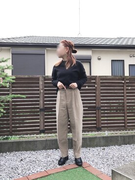「アイテム（ピアス（両耳用））」を使った、豆つぶさん（レディース・150cm・40代）の春コーディネート