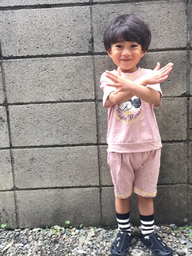 3kids.JTSさん（キッズ・90cm）の夏コーディネート