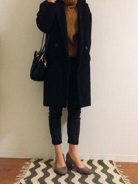 na◡̈さん（レディース・160cm）の冬コーディネート