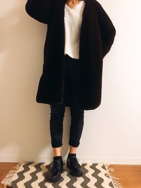 na◡̈さん(レディース・160cm)の冬コーディネート