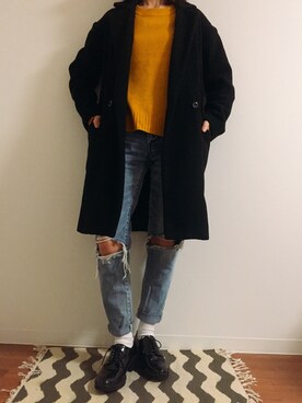 na◡̈さん(レディース・160cm)の冬コーディネート