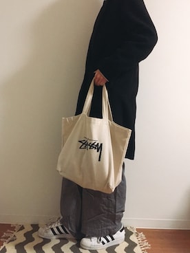 「smart（スマート）のアイテム」を使った、na◡̈さん（レディース・160cm）の冬コーディネート