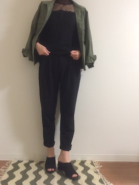 「RETOROGIRL」｜na◡̈さん（レディース・160cm）の春コーディネート