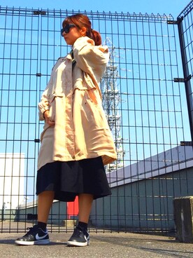 「NIKE（ナイキ）のNIKE/ナイキ グランドテラス 654495（スニーカー）」を使った、宮澤茜さん（レディース・152cm）の春コーディネート