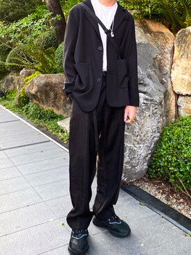 「西裝外套」｜Justinさん（メンズ・175cm）の秋コーディネート