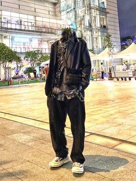「西裝外套」｜Justinさん（メンズ・175cm）の秋コーディネート
