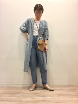 「DRESKIP（ドレスキップ）のアイテム」を使った、うみちゃんさん（レディース・165cm）の夏コーディネート