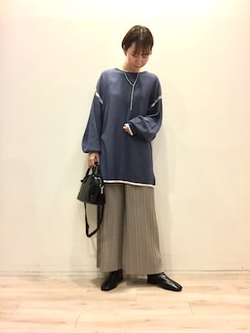 うみちゃんさん（レディース・165cm）の秋コーディネート