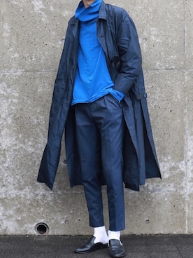 「SHINYAKOZUKA（シンヤコヅカ）のアイテム（その他アウター）」を使った、Ryoさん（メンズ・186cm）の冬コーディネート