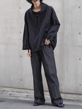 「lot holon（ロットホロン）のアイテム（トップス）」を使った、Ryoさん（メンズ・186cm）の冬コーディネート