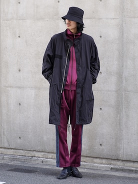 「INTER FACTORY（インターファクトリー）のアイテム（帽子）」を使った、Ryoさん（メンズ・186cm）の春コーディネート
