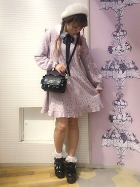「Honey Salon（ハニーサロン）のアイテム」を使った、れいなさん（レディース・160cm）の秋コーディネート