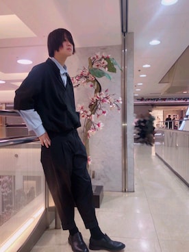 「JEAN PAUL KNOTT」｜こうすけ。さん（メンズ・184cm）の冬コーディネート