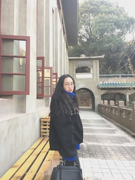 「FREE（フリー）のアイテム」を使った、meltingcoffeeさん（レディース・155cm）の冬コーディネート