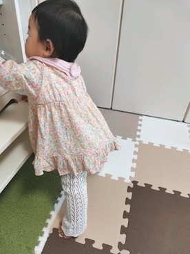 「つかまり立ち」｜172694さん（レディース・70cm）の春コーディネート
