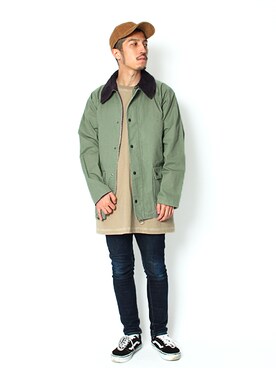 「NAVAL（ナバル）のアイテム（ジャケット/アウター）」を使った、MARBOさん（メンズ・172cm）の冬コーディネート