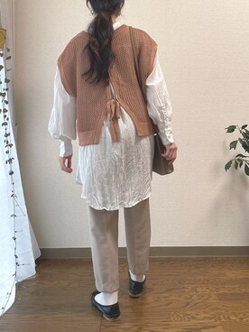 「GUコーデ」｜「アイテム（バレエシューズ）」を使った、tsugさん（レディース・150cm）の夏コーディネート