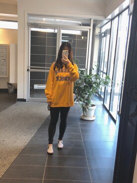 「FREIKNOCK（ フライノック）のアイテム」を使った、Xuannieさん（レディース・160cm）の春コーディネート