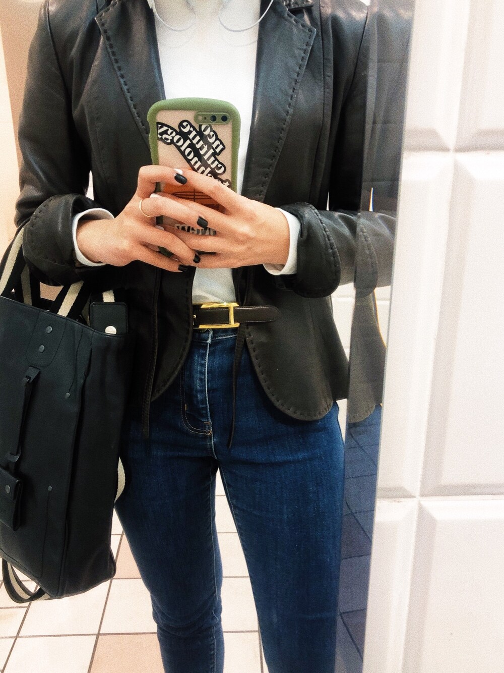 「大人カジュアル、秋コーデ、今日のコーデ、ootd」｜「Max Maraのアイテム（テーラードジャケット、ブラウン系）」を使った、Iさん（レディース・161cm）の秋コーディネートの1枚目の写真