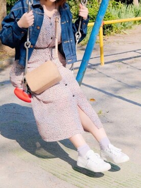 m🍄さん（レディース・156cm）の春コーディネート