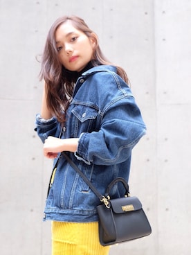 武智志穂さん（レディース・157cm）の秋コーディネート