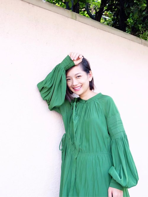 武智志穂 Snidelのワンピースを使ったコーディネート Wear