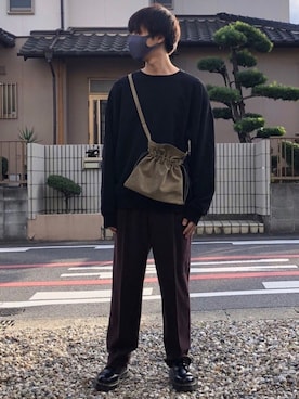 ひび。。さん（メンズ・170cm）の冬コーディネート