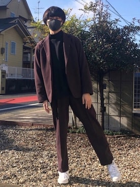 ひび。。さん(メンズ・170cm)の冬コーディネート