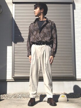 「アイテム（リング）」を使った、ひび。。さん（メンズ・170cm・20代）の秋コーディネート
