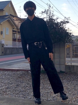 「417 EDIFICE（フォーワンセブンエディフィス）のアイテム（その他パンツ）」を使った、ひび。。さん（メンズ・170cm）の春コーディネート