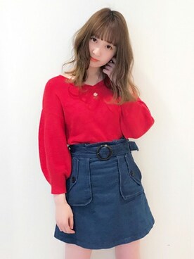 「#outfit」｜dazzlin SHOP STAFFさん（レディース・160cm）の冬コーディネート