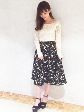 dazzlin SHOP STAFFさん（レディース・153cm）の春コーディネート