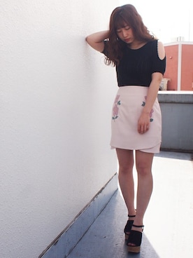 dazzlin SHOP STAFFさん（レディース・153cm）の春コーディネート