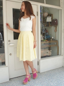 dazzlin SHOP STAFFさん（レディース・165cm）の春コーディネート