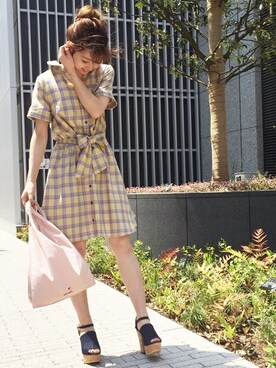 「#outfit」｜dazzlin SHOP STAFFさん（レディース・155cm）の春コーディネート