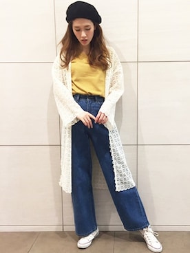 dazzlin SHOP STAFFさん（レディース・165cm）の春コーディネート