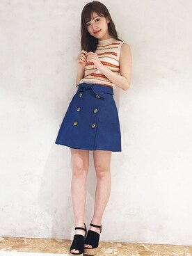 「#summer」｜dazzlin SHOP STAFFさん（レディース・153cm）の春コーディネート